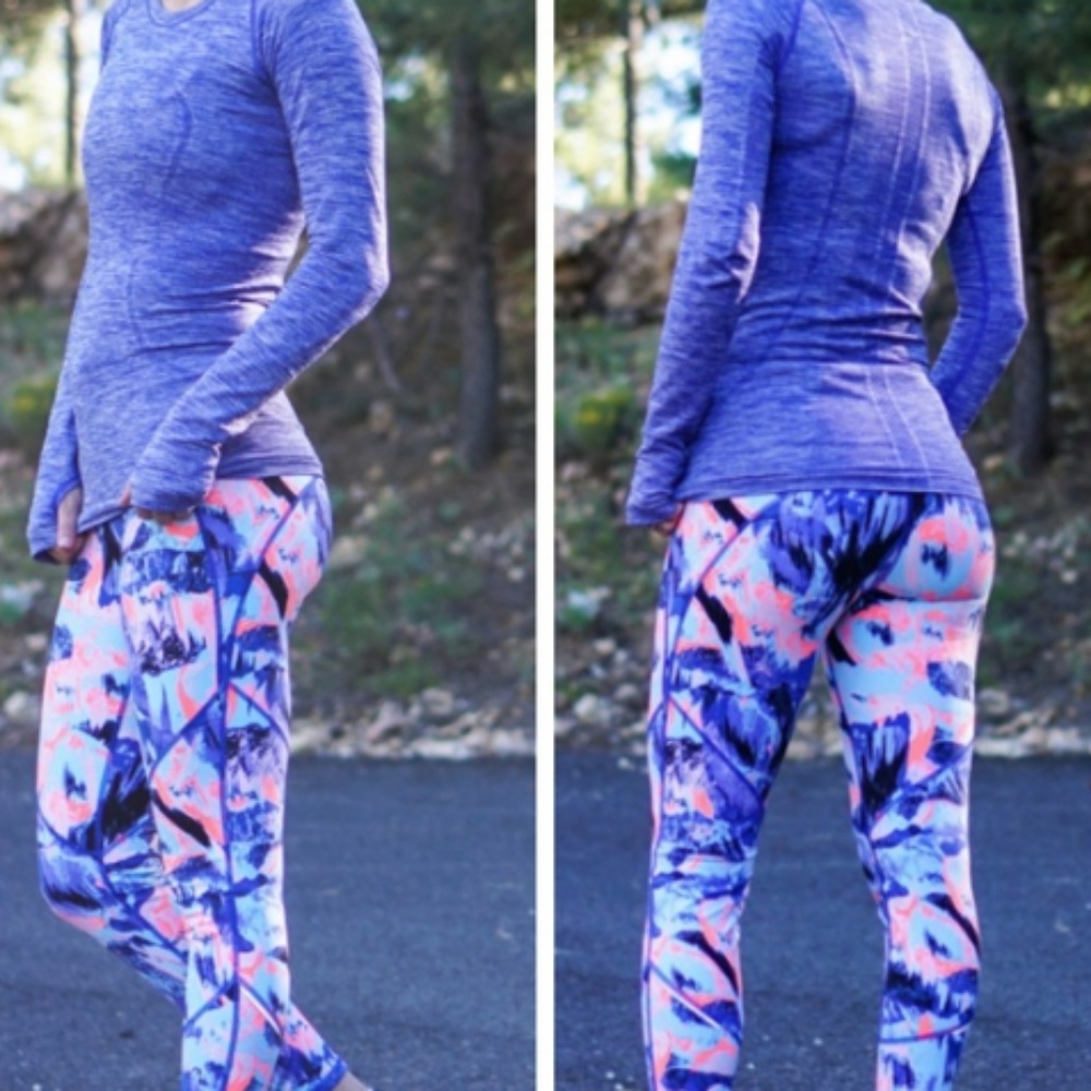 Sweaty Betty | Lava Print Power Run Leggings